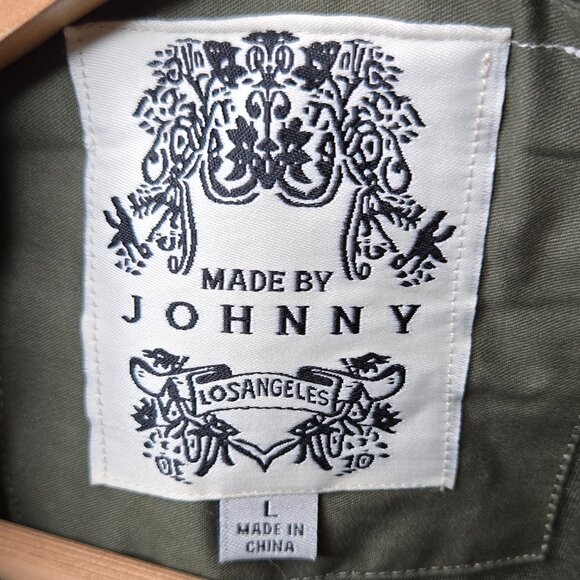 Made by Johnny Pop of Color Anorak Parka Jacket Women's Cargo Utility Hooded L - Picture 6 of 6